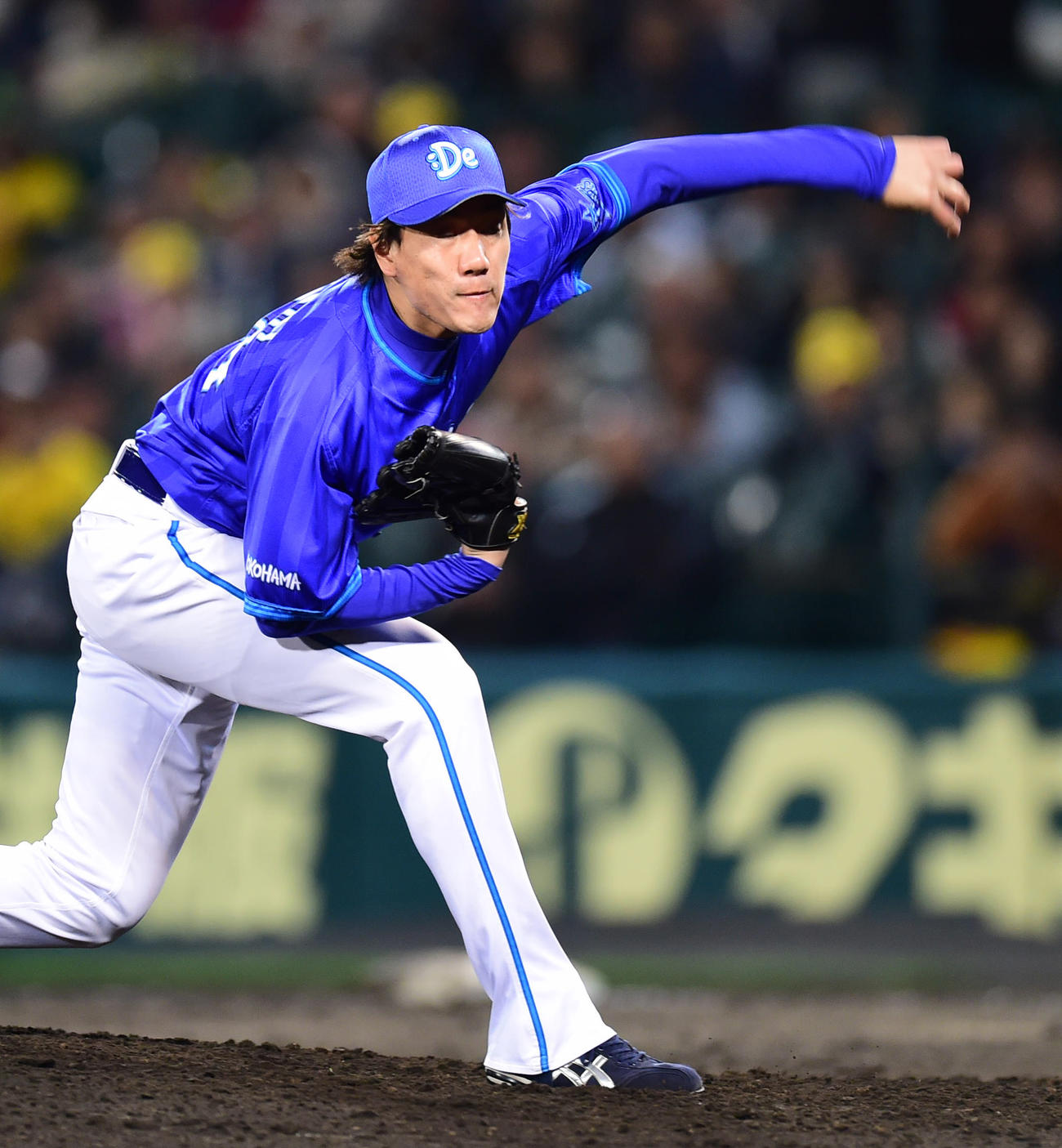 DeNA時代の林昌範氏（2015年4月8日撮影）