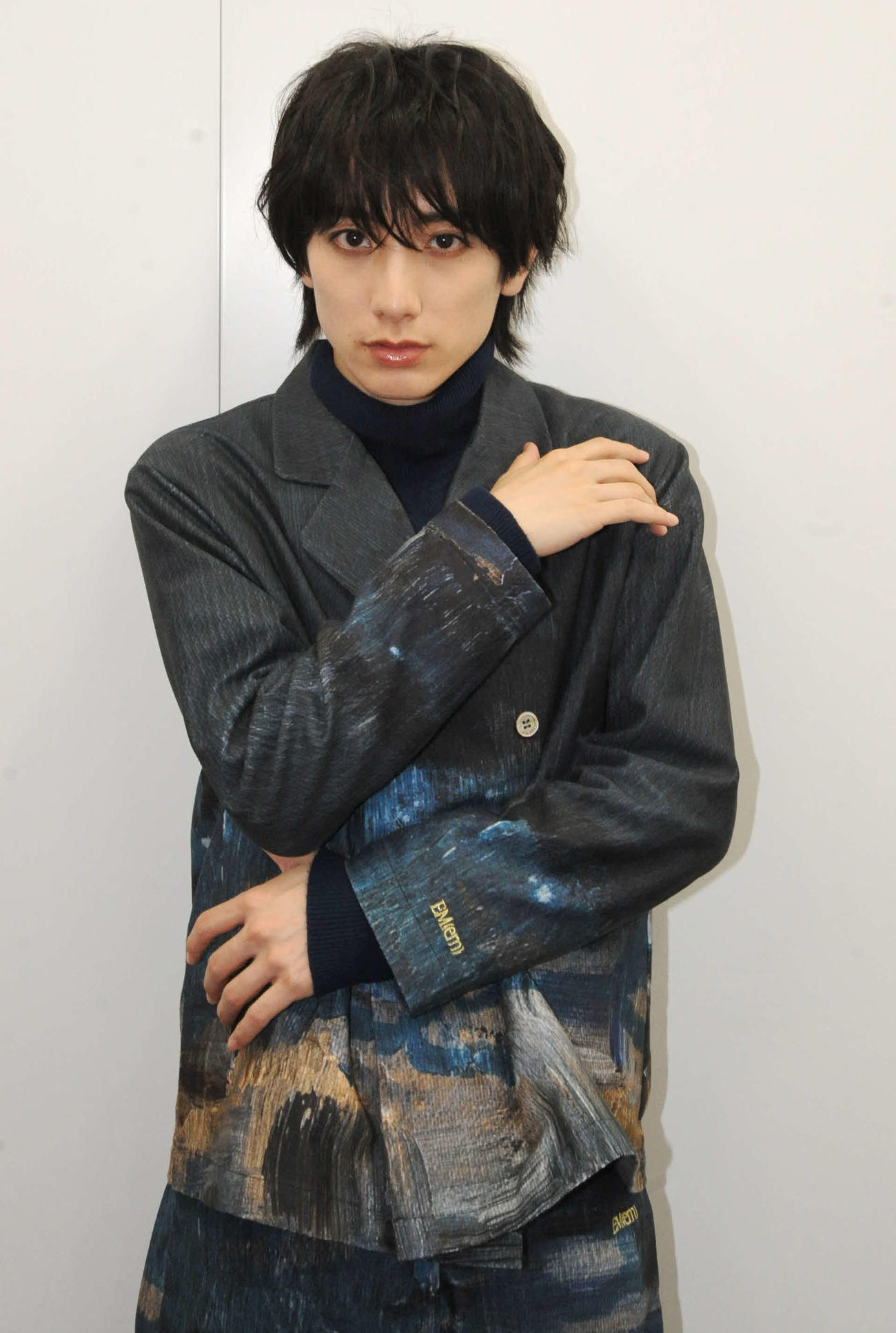 取材に応じた小西詠斗（撮影・松尾幸之介）