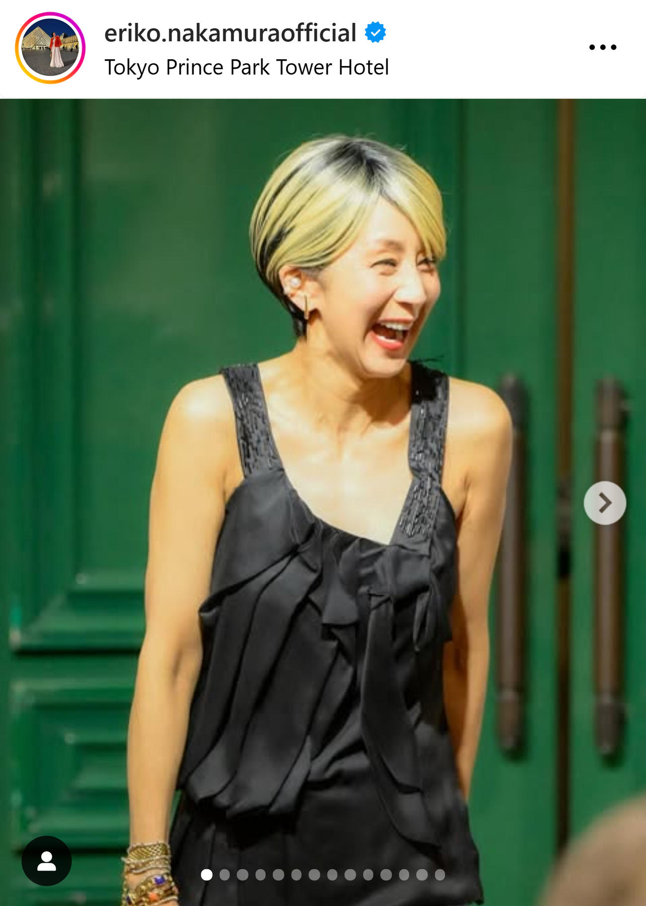 中村江里子のインスタグラムから