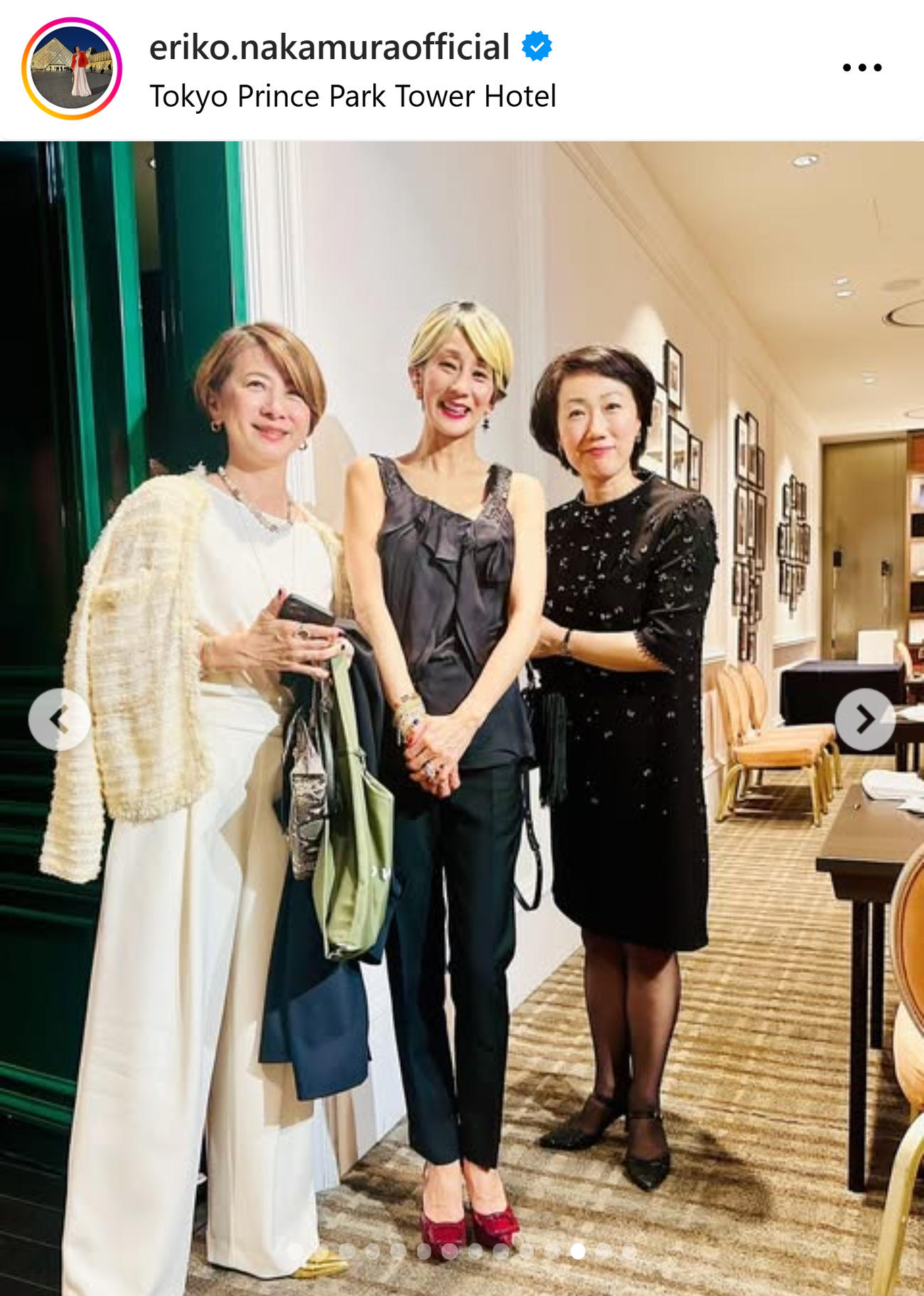 中村江里子のインスタグラムから