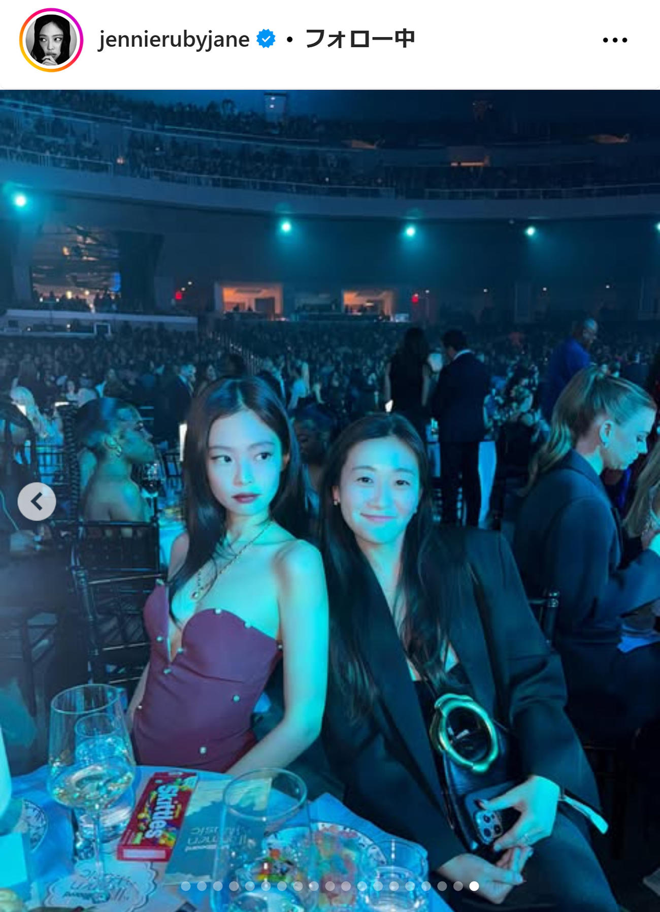 JENNIEのインスタグラムから