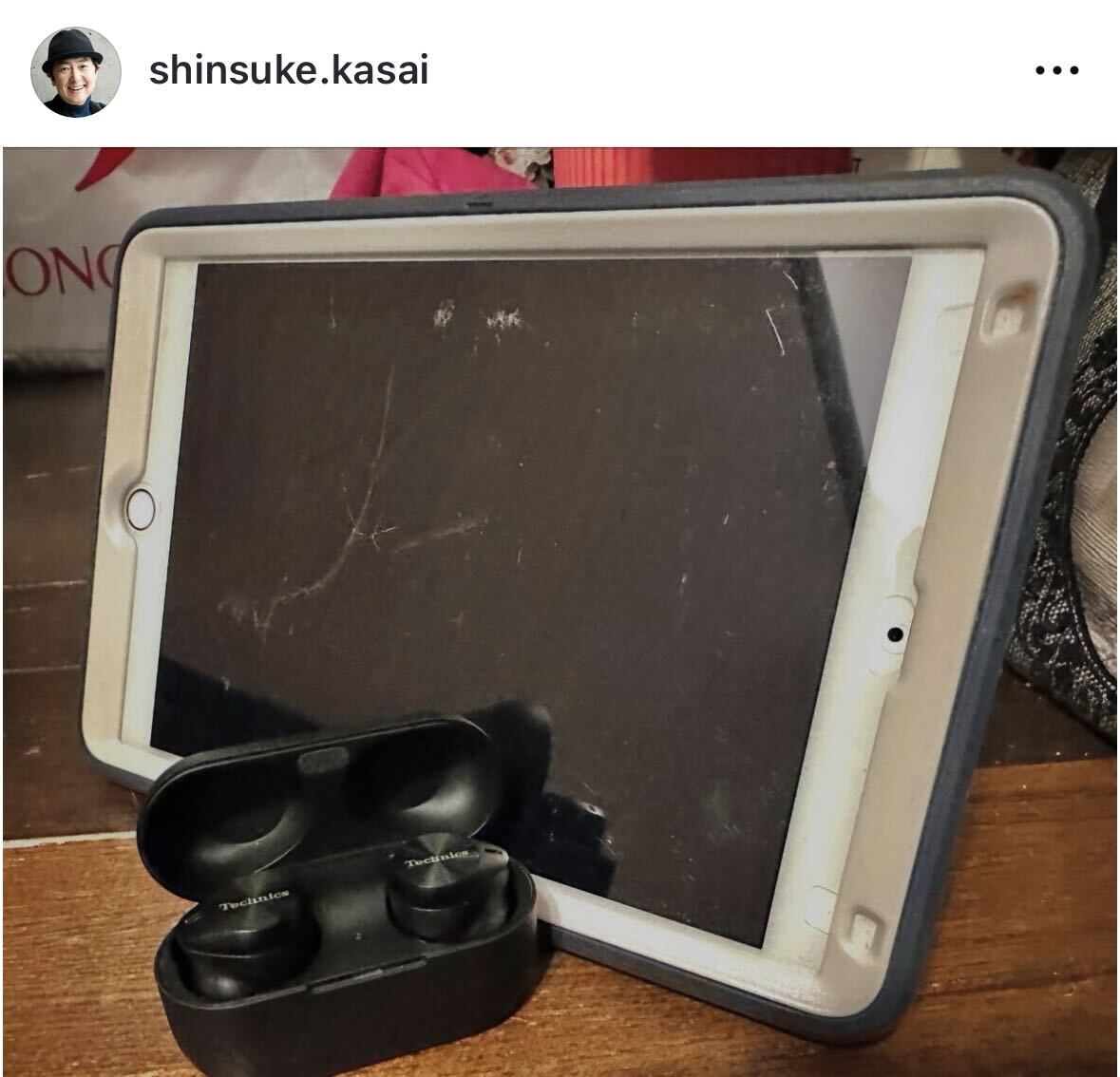 笠井信輔のインスタグラムから