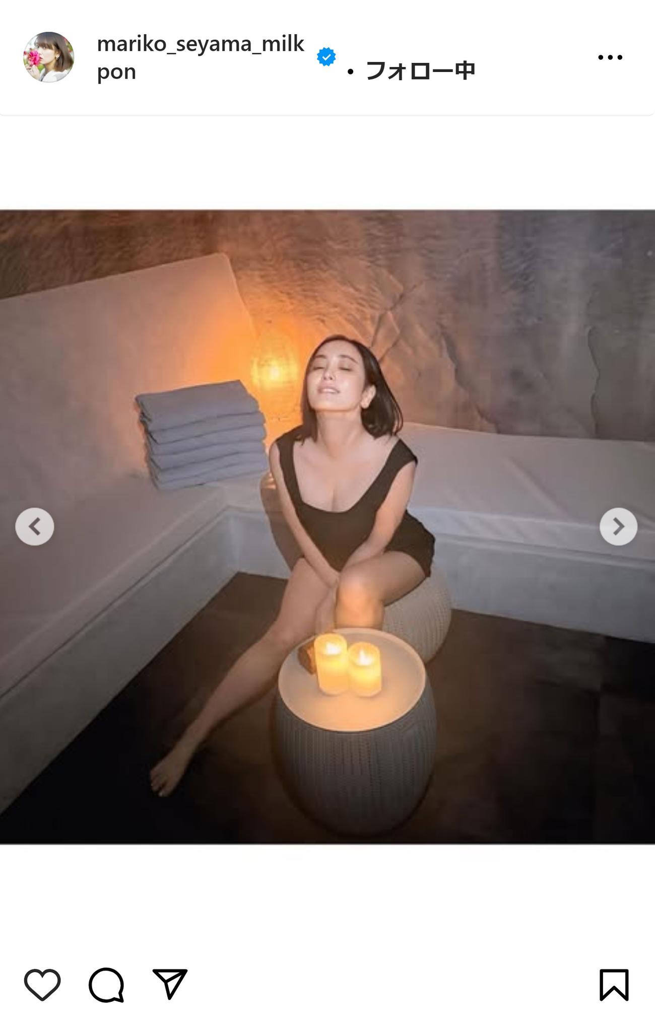 脊山麻理子のインスタグラムから