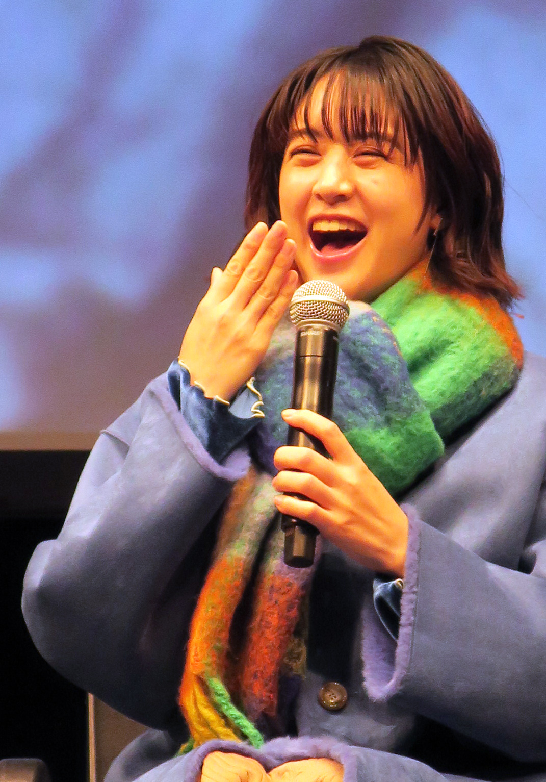 MBS／TBS連続ドラマ「ゲレンデ飯」トークイベントに登場した山本美月
