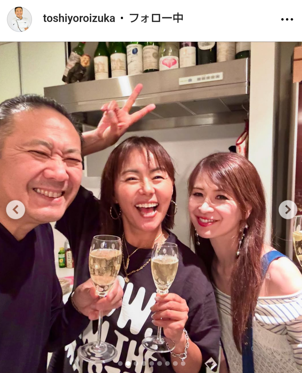 鎧塚俊彦氏のインスタグラムから