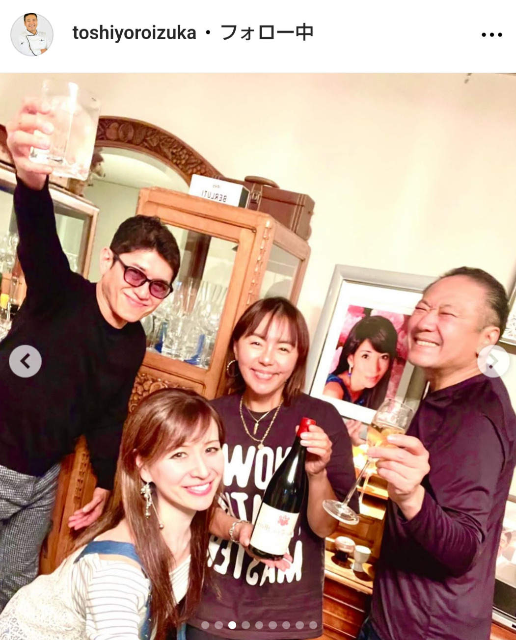 鎧塚俊彦氏のインスタグラムから