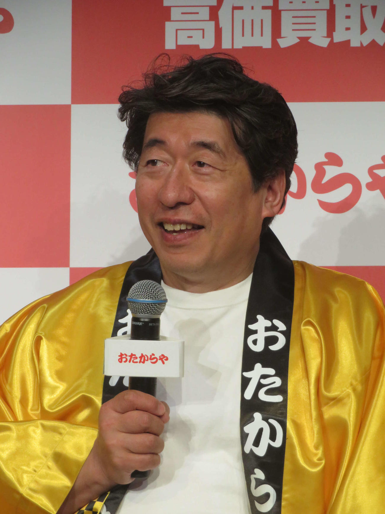 「おたからや」新CM発表会に出席した、寺門ジモン
