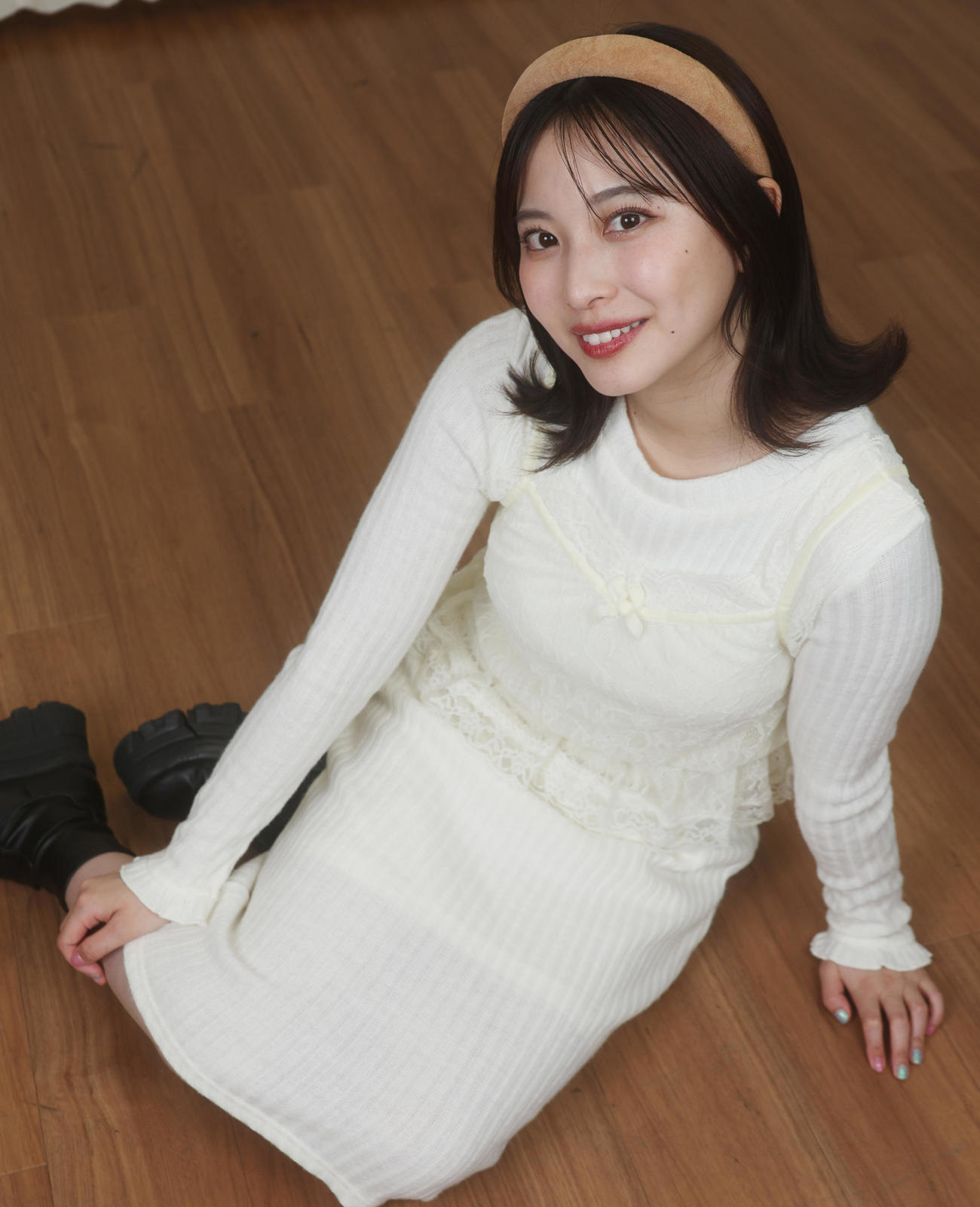 映画「松島トモ子　サメ遊戯」に出演した木下彩音（撮影・中島郁夫）