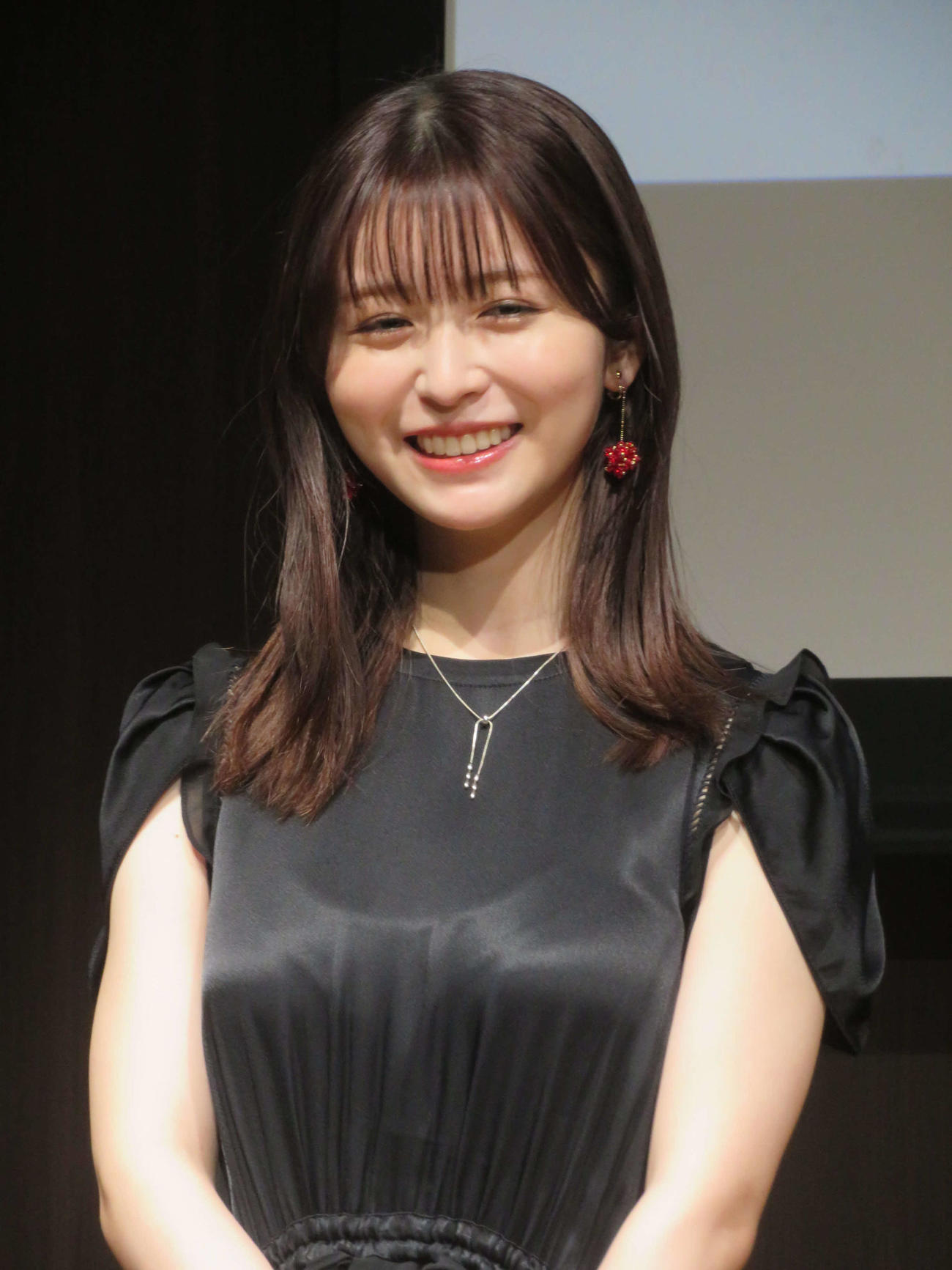 ABC制作テレビ朝日系ドラマ「いつか、ヒーロー」制作発表会見に出席した長濱ねる