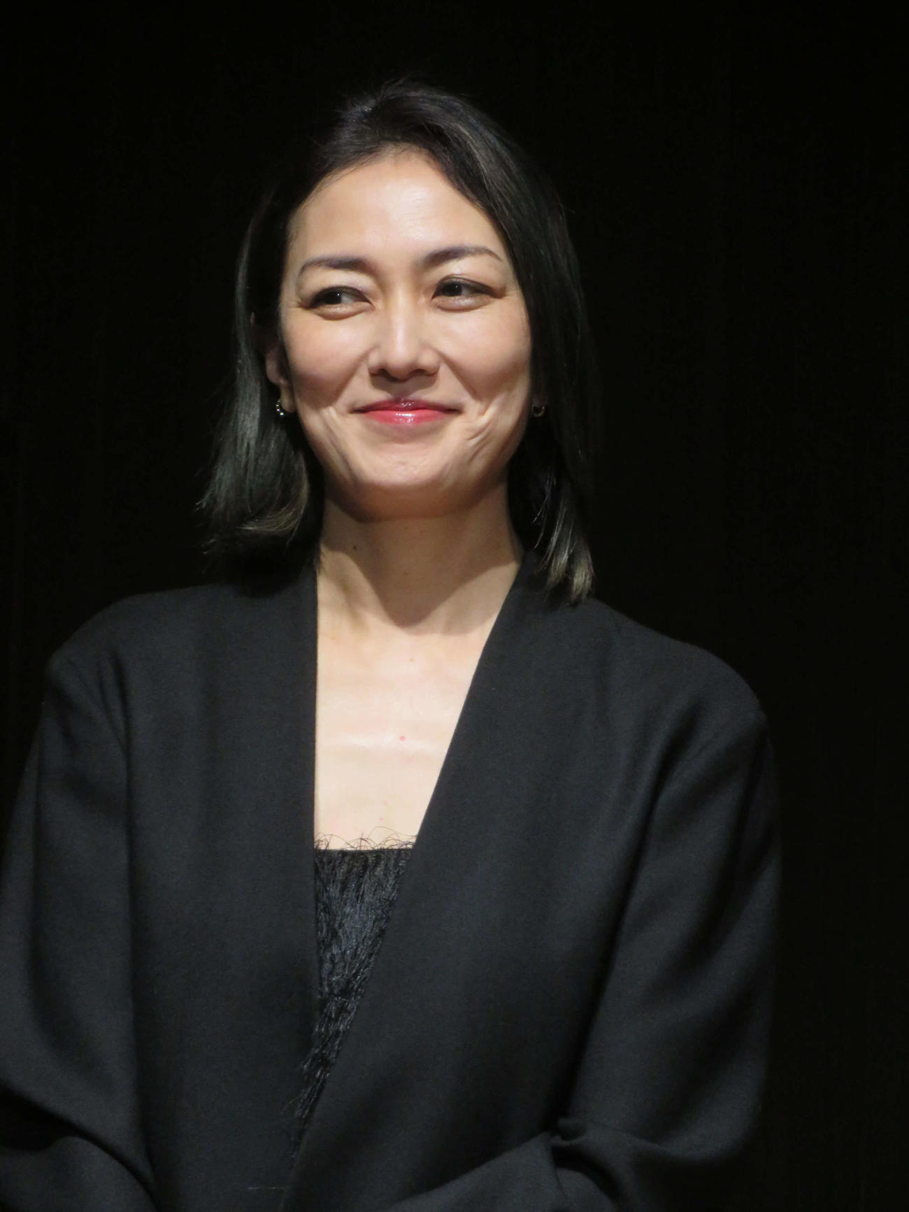 ABC制作テレビ朝日系ドラマ「いつか、ヒーロー」制作発表会見に出席した板谷由夏