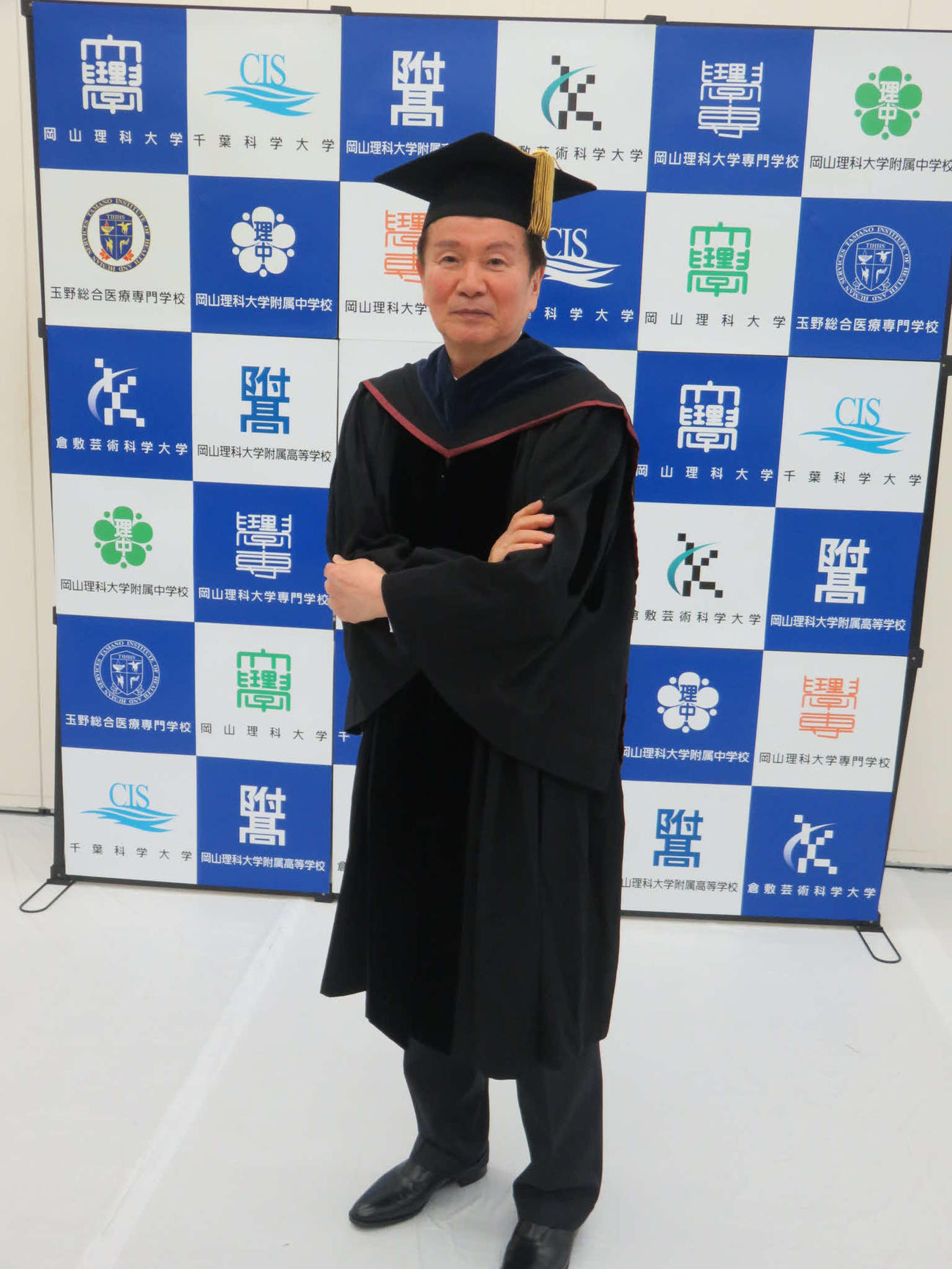 「アジアオンライン大学」開設式に出席した森田健作