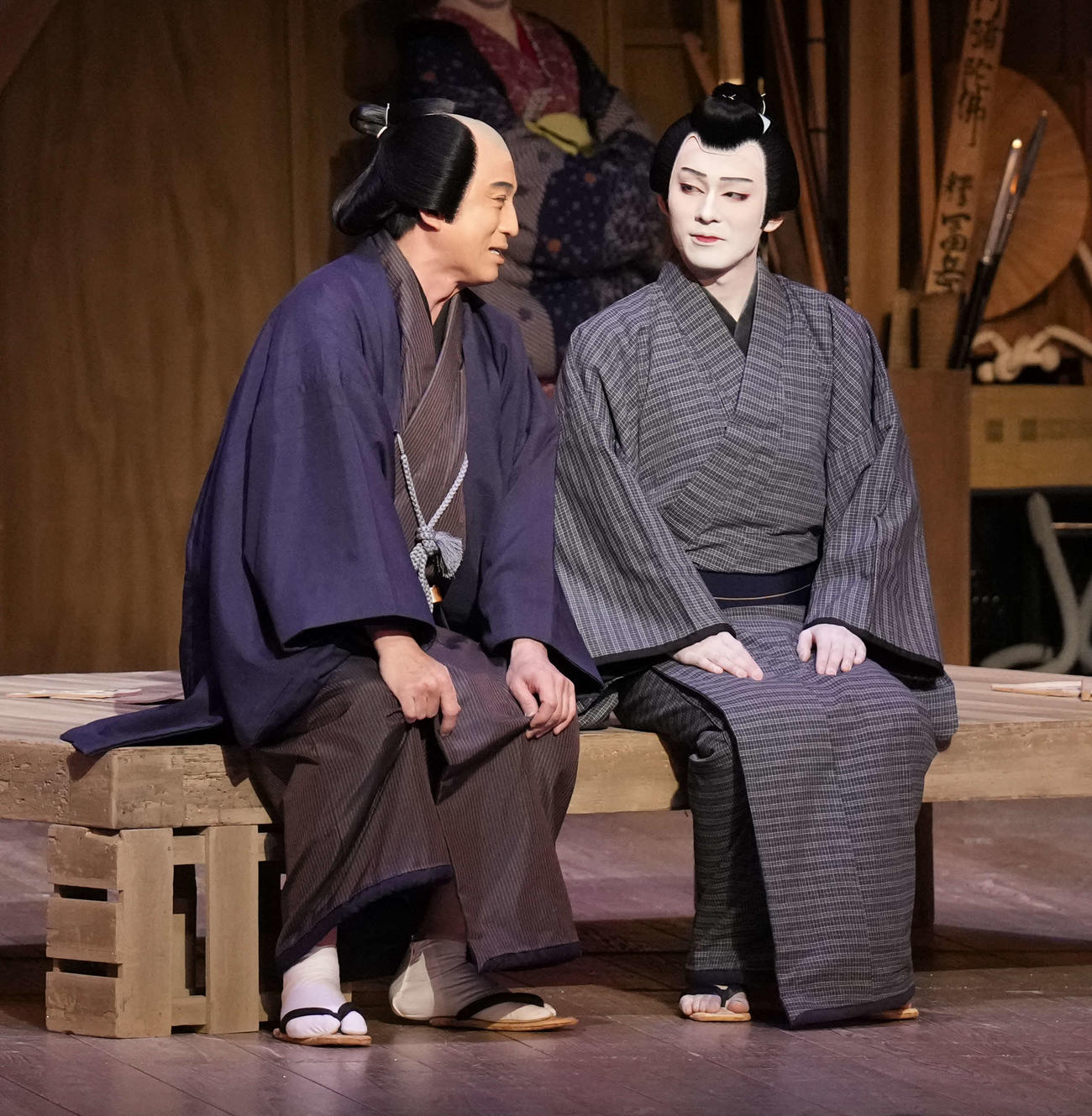 「木挽町のあだ討ち」に出演する松本幸四郎（左）、市川染五郎（C）松竹