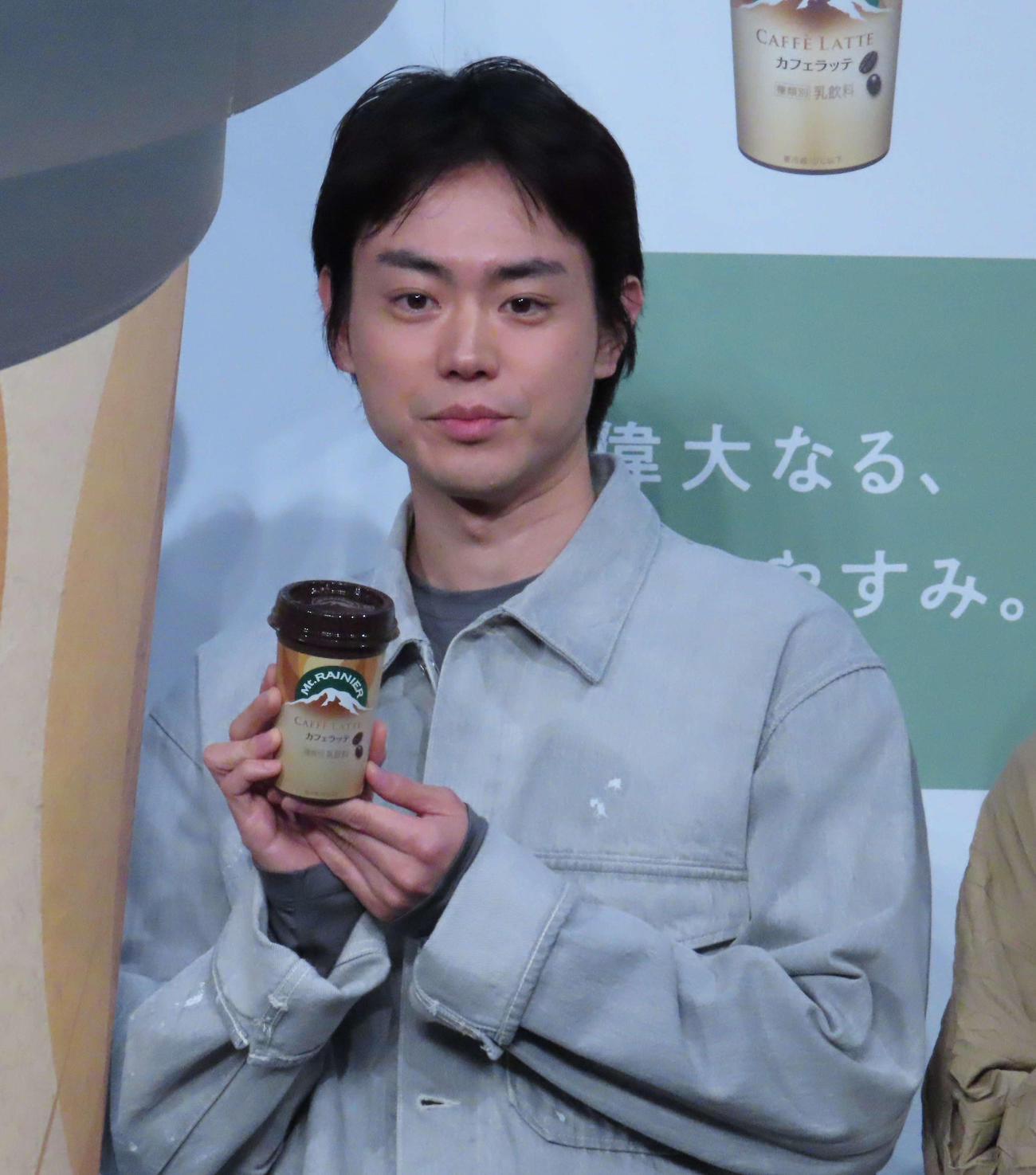 森永乳業「マウントレーニア」新CM発表会に出席した菅田将暉