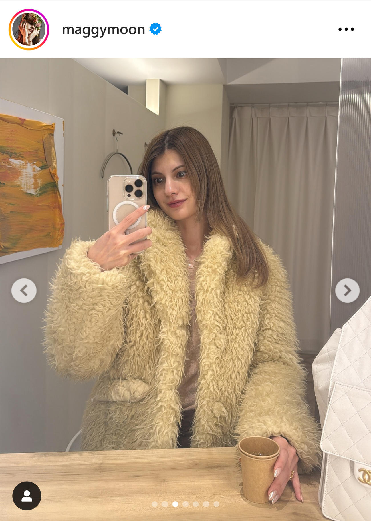 マギーのインスタグラムから