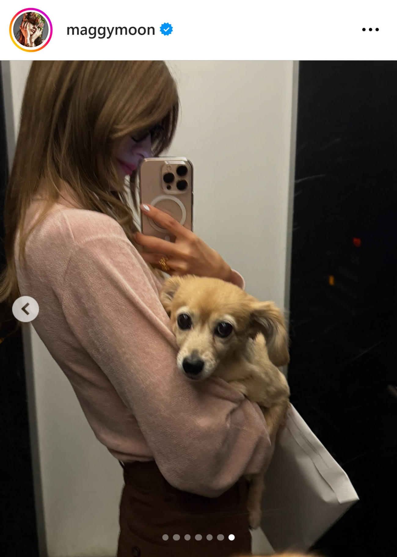 マギーのインスタグラムから