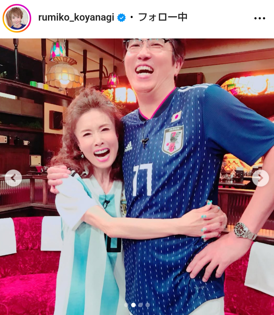小柳ルミ子のインスタグラムから