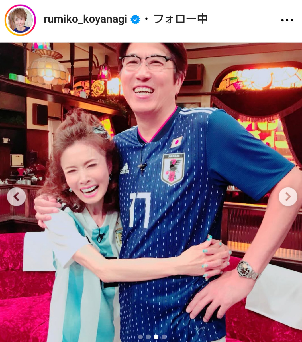 小柳ルミ子のインスタグラムから