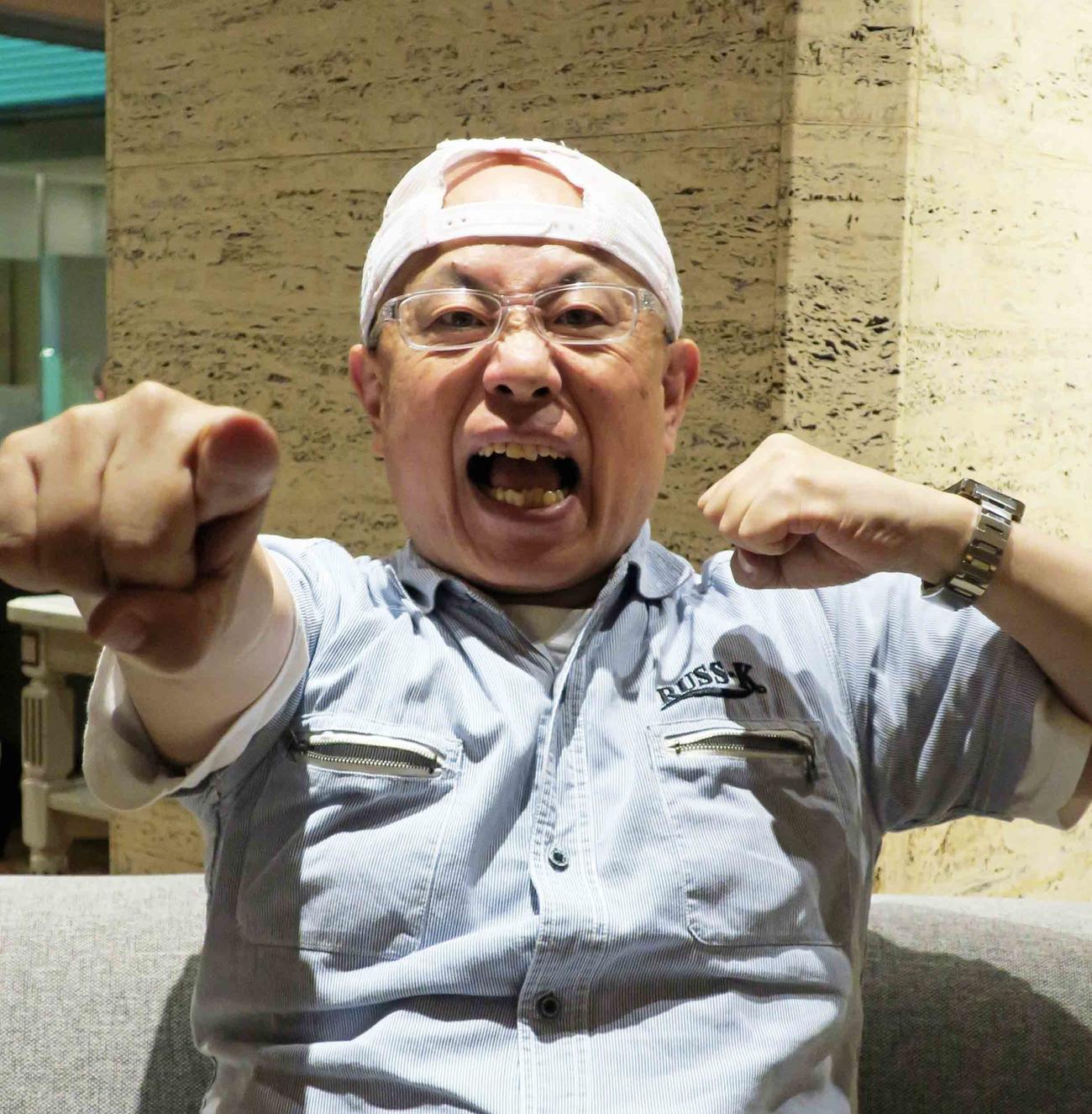 大川興業総裁の大川豊（2019年7月撮影）