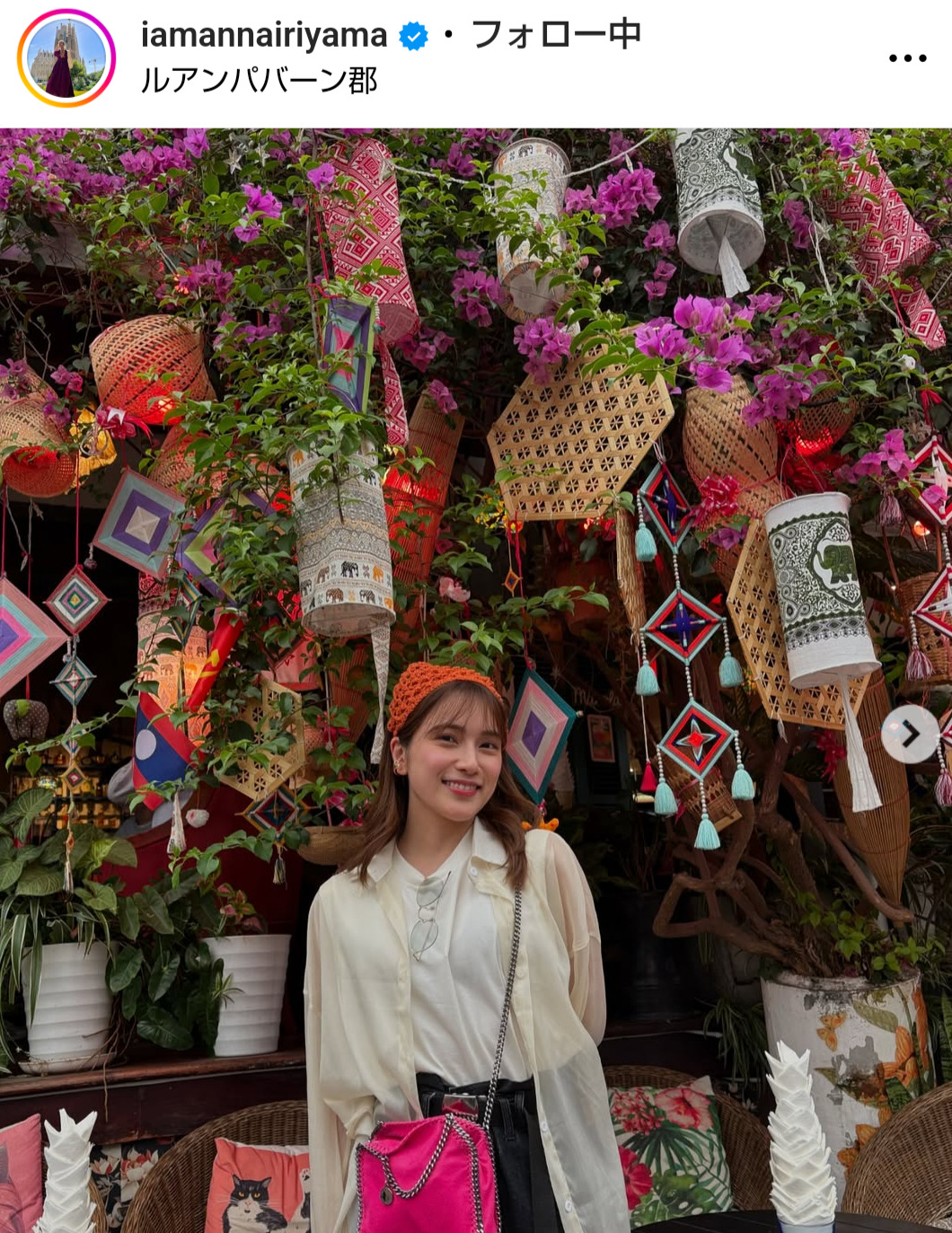入山杏奈のインスタグラムから