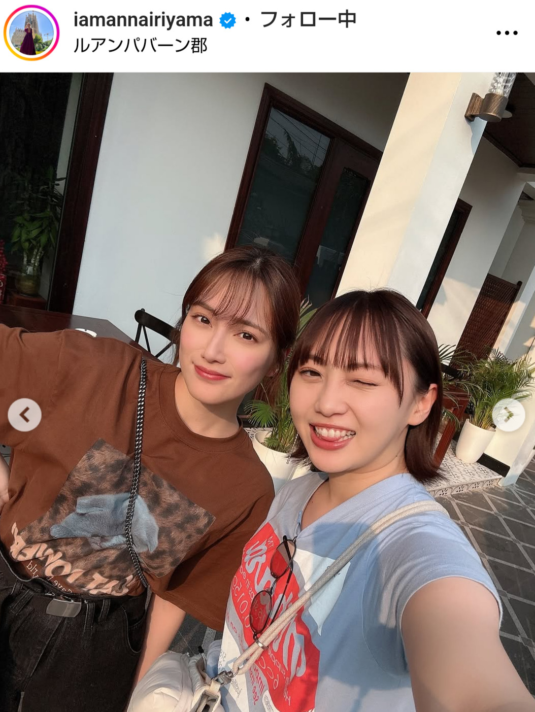 入山杏奈のインスタグラムから