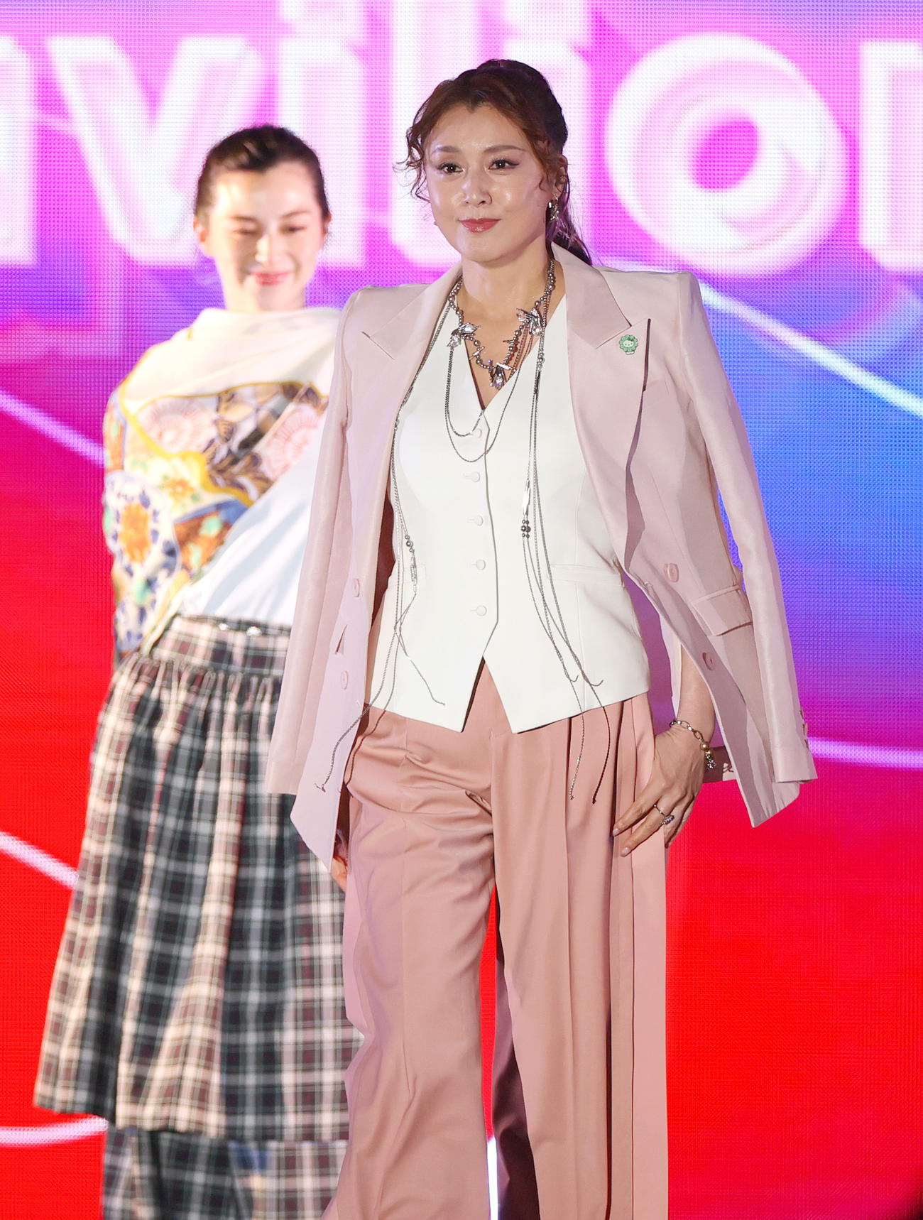 シークレットゲストで登場する藤原紀香（撮影・上山淳一）