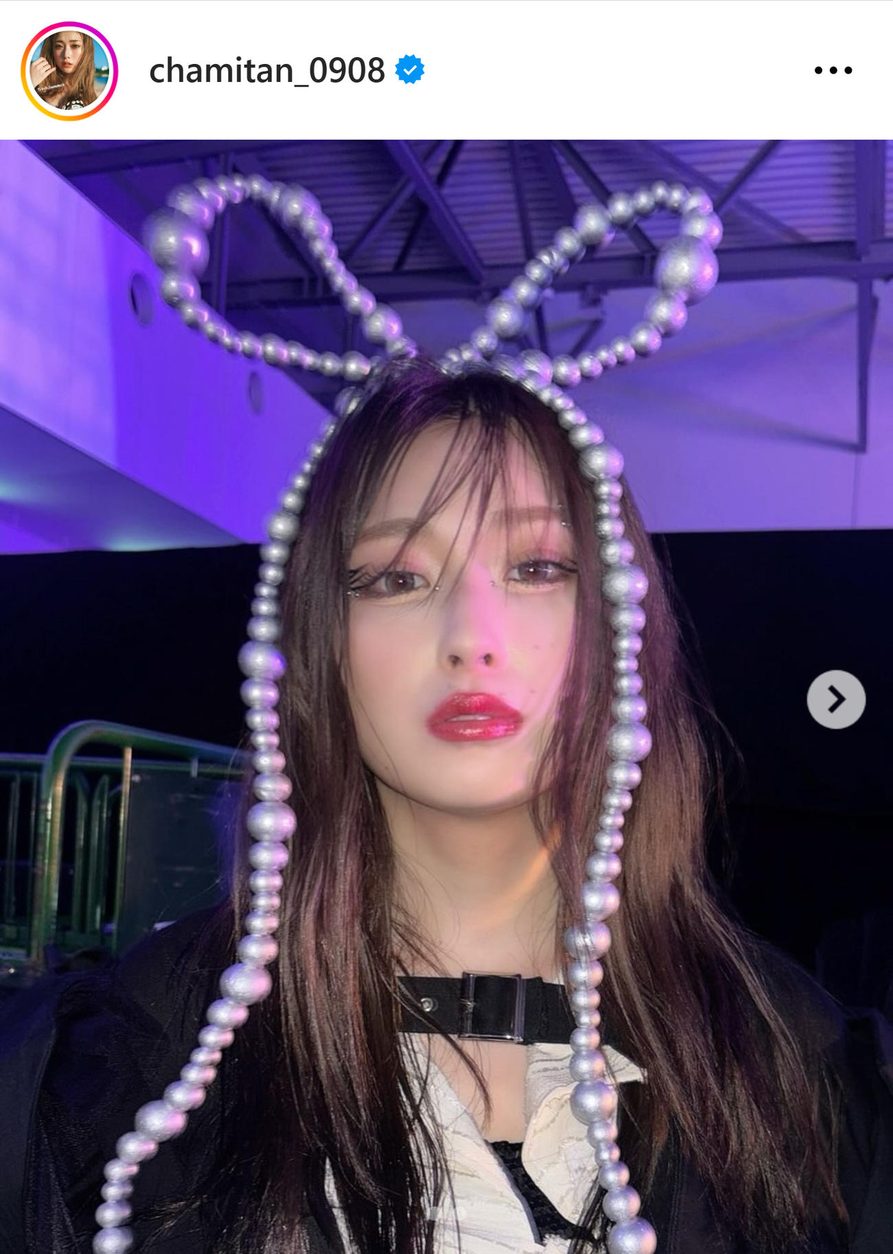 ゆうちゃみのインスタグラムから