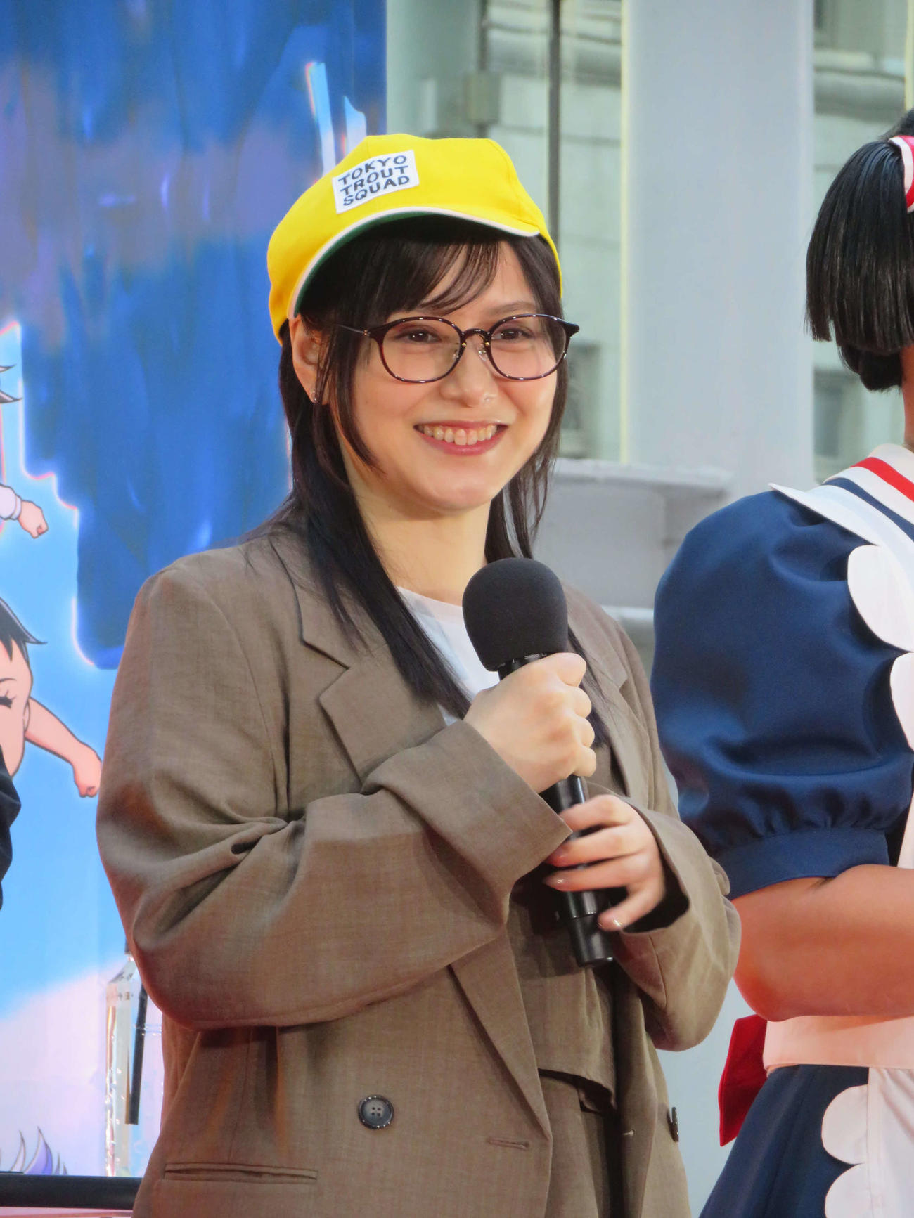 劇場版「僕とロボコ」公開直前イベントに出席した津田美波