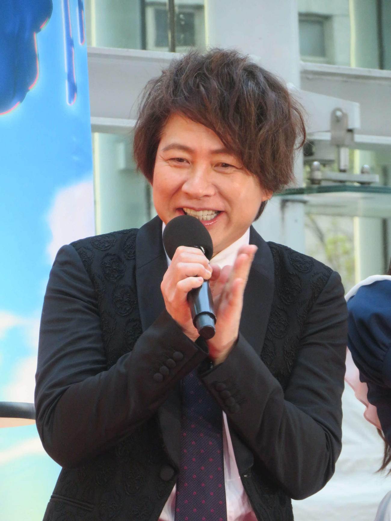 劇場版「僕とロボコ」公開直前イベントに出席した置鮎龍太郎
