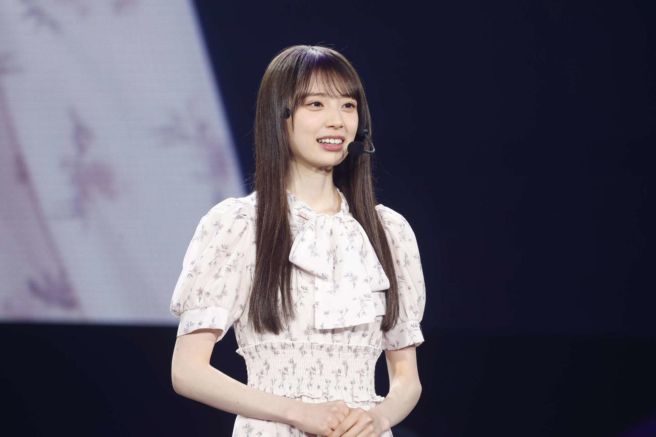 お披露目イベントに登場した乃木坂46の6期生、矢田萌華／鈴木健太（KENTA Inc．）