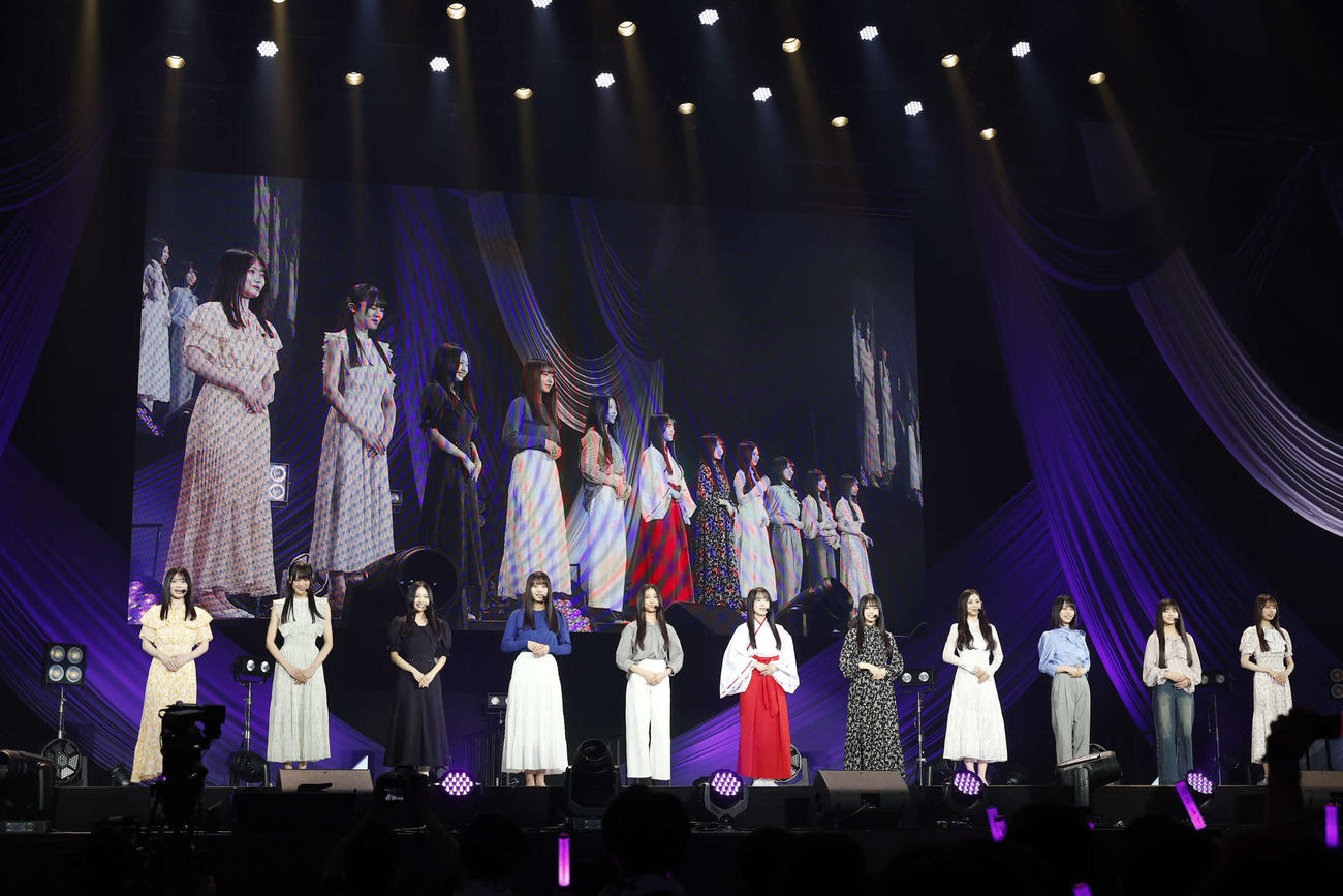 お披露目イベントに登場した乃木坂46の6期生／鈴木健太（KENTA Inc．）　
