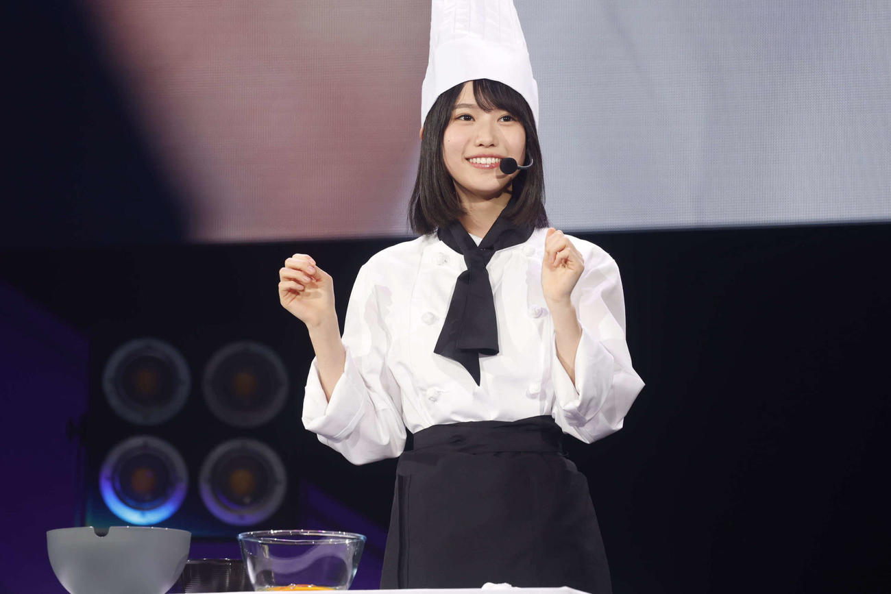 お披露目イベントで特技を披露する乃木坂46の6期生、増田三莉音／鈴木健太（KENTA Inc．）