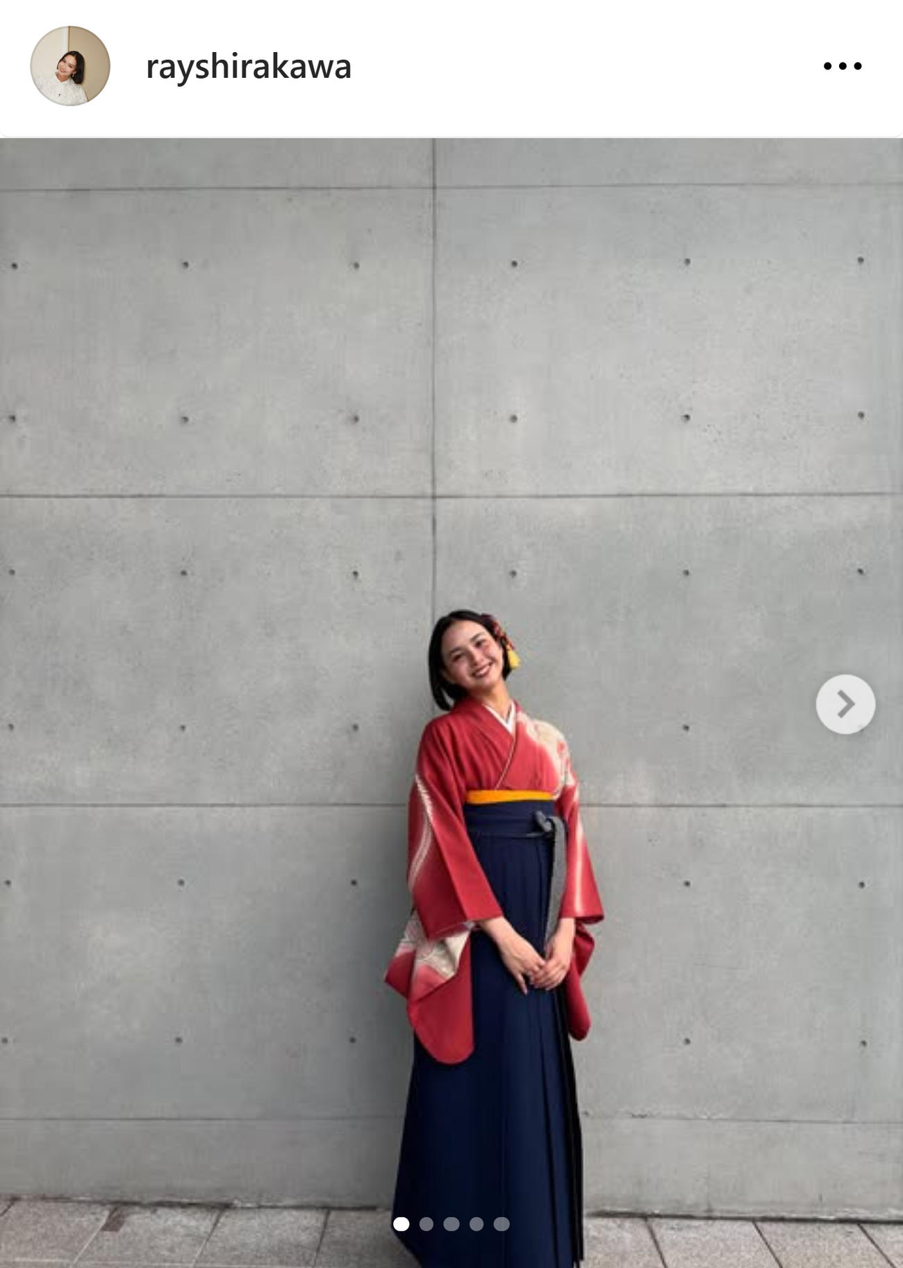 白河れいのインスタグラムから