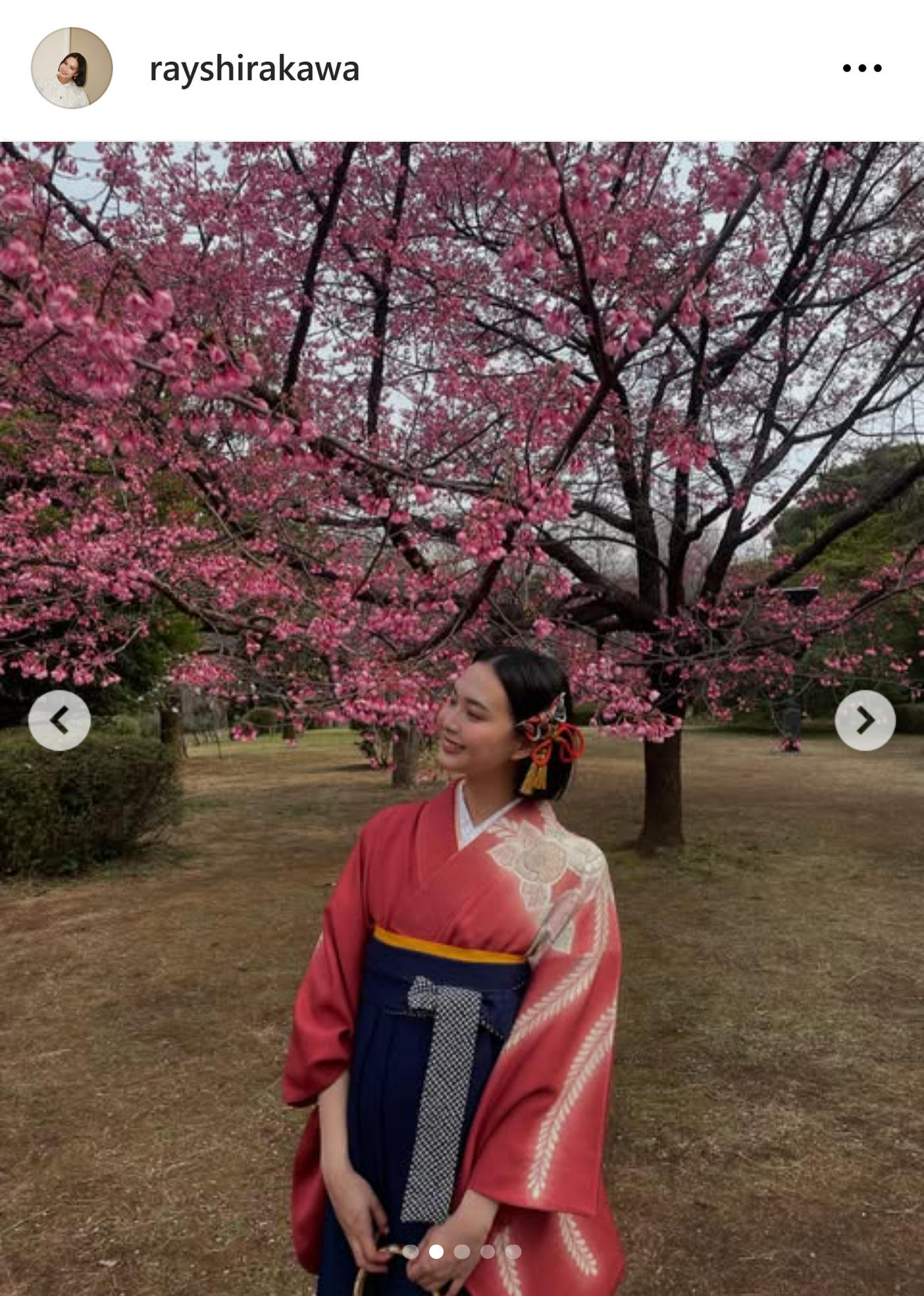 白河れいのインスタグラムから