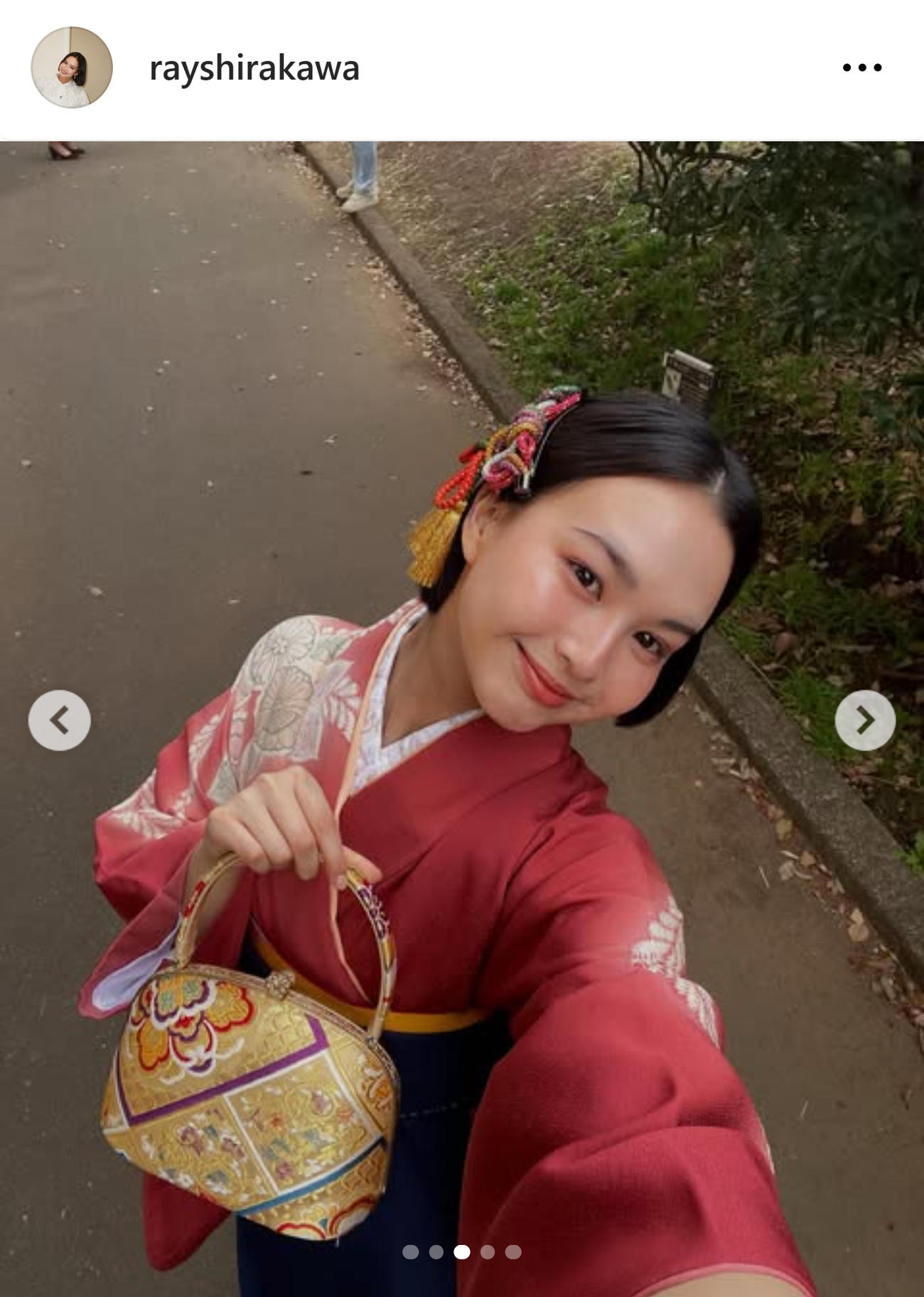 白河れいのインスタグラムから