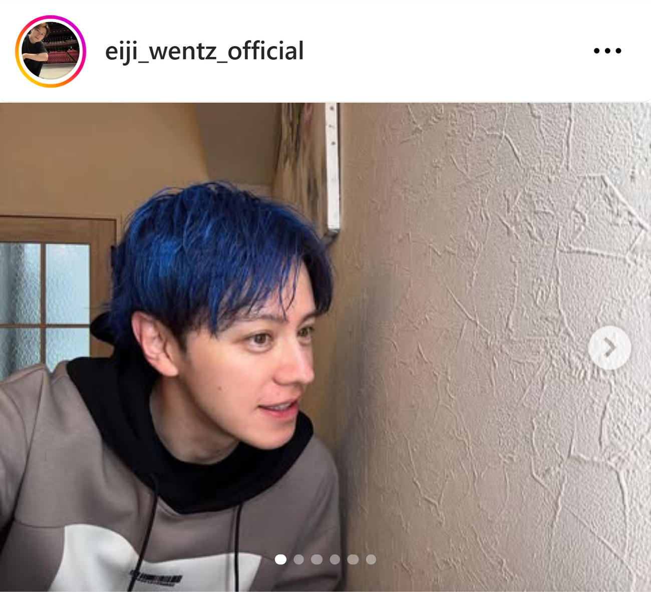 ウエンツ瑛士のインスタグラムから