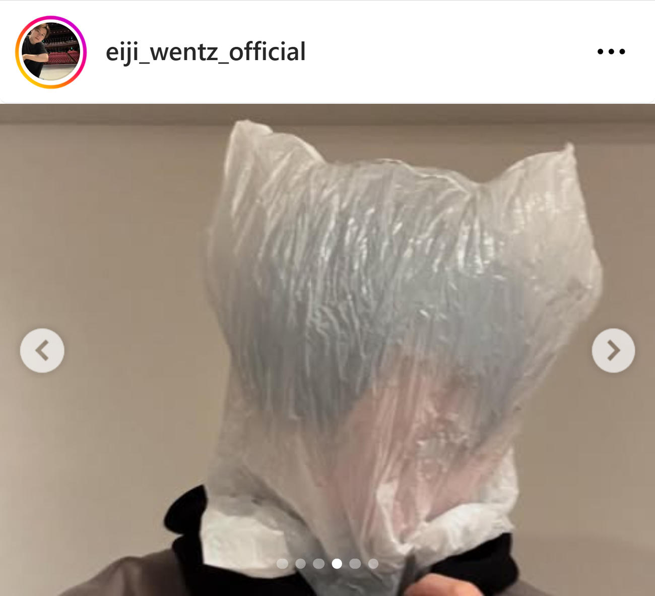 ウエンツ瑛士のインスタグラムから