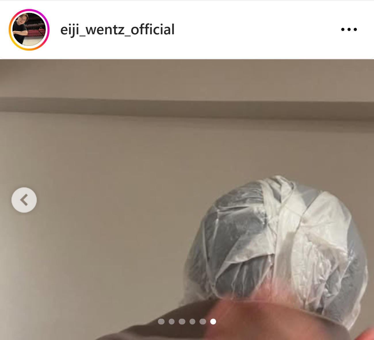ウエンツ瑛士のインスタグラムから