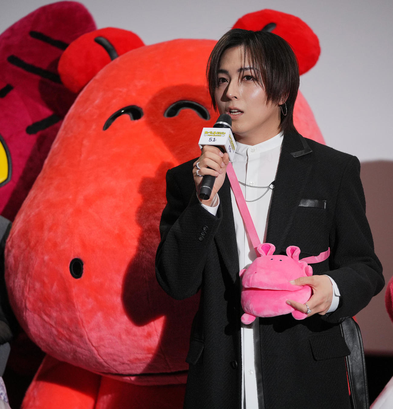 映画「たべっ子どうぶつ　THE MOVIE」完成披露試写会に登壇する蒼井翔太（撮影・垰建太）