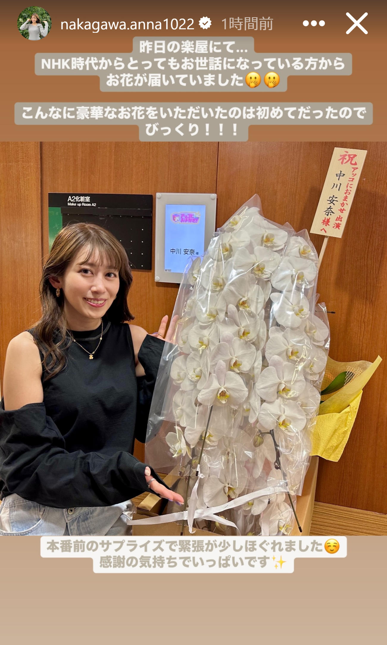 中川安奈のインスタグラムから