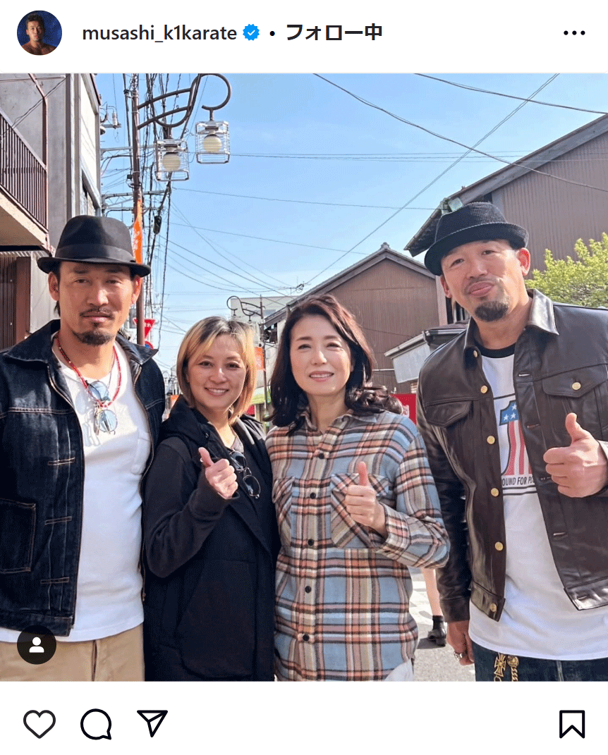 武蔵のインスタグラムから
