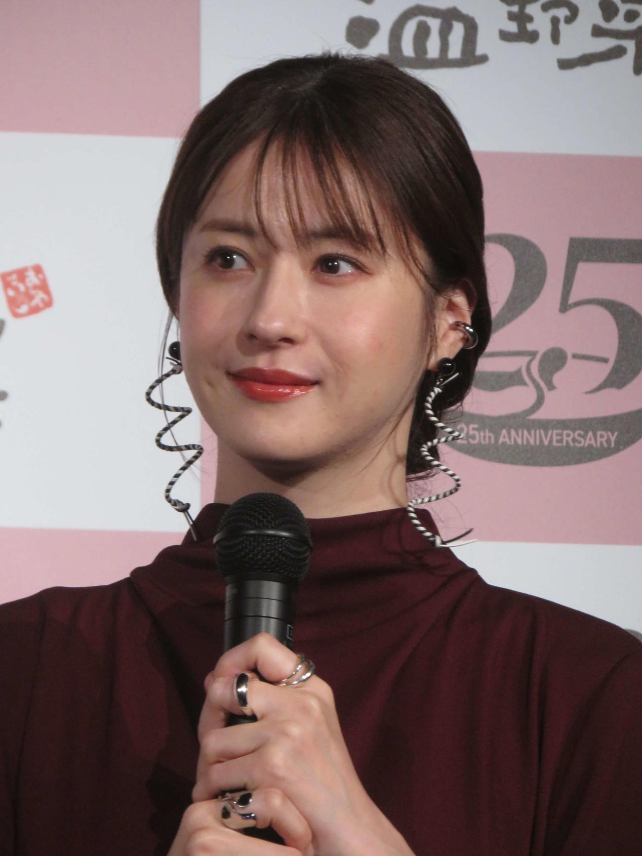 「しゃぶしゃぶ温野菜25周年発表会」に出席した松本若菜