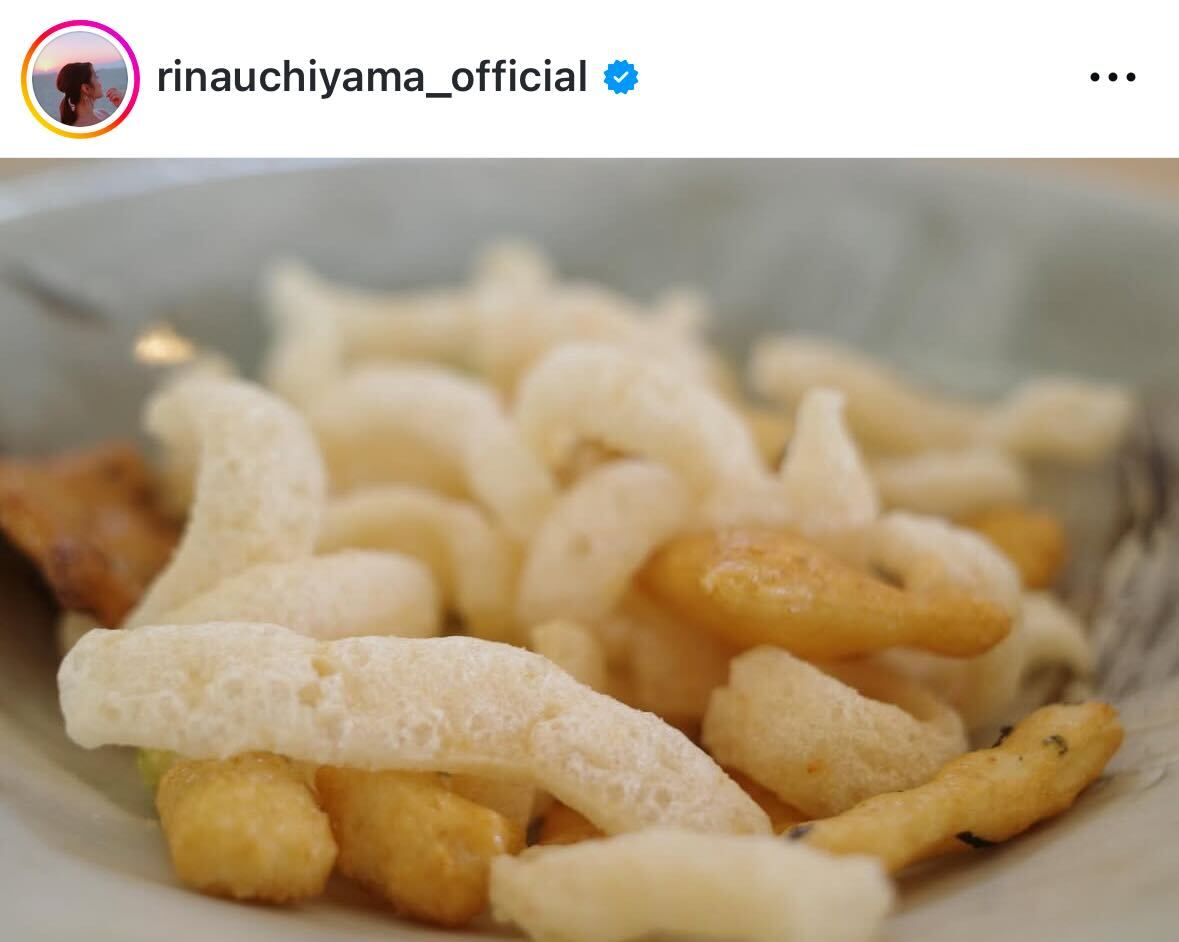 内山理名のインスタグラムから