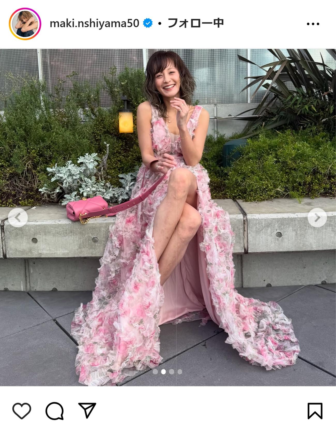 西山茉希のインスタグラムから