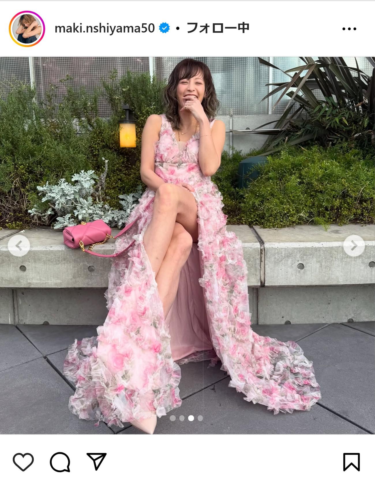 西山茉希のインスタグラムから