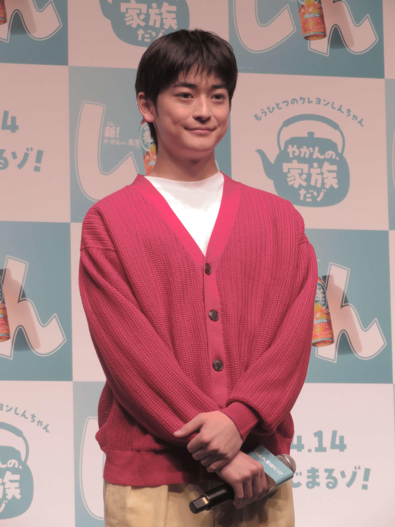 「やかんの家族だゾ！」特別試写会に出席した高橋文哉