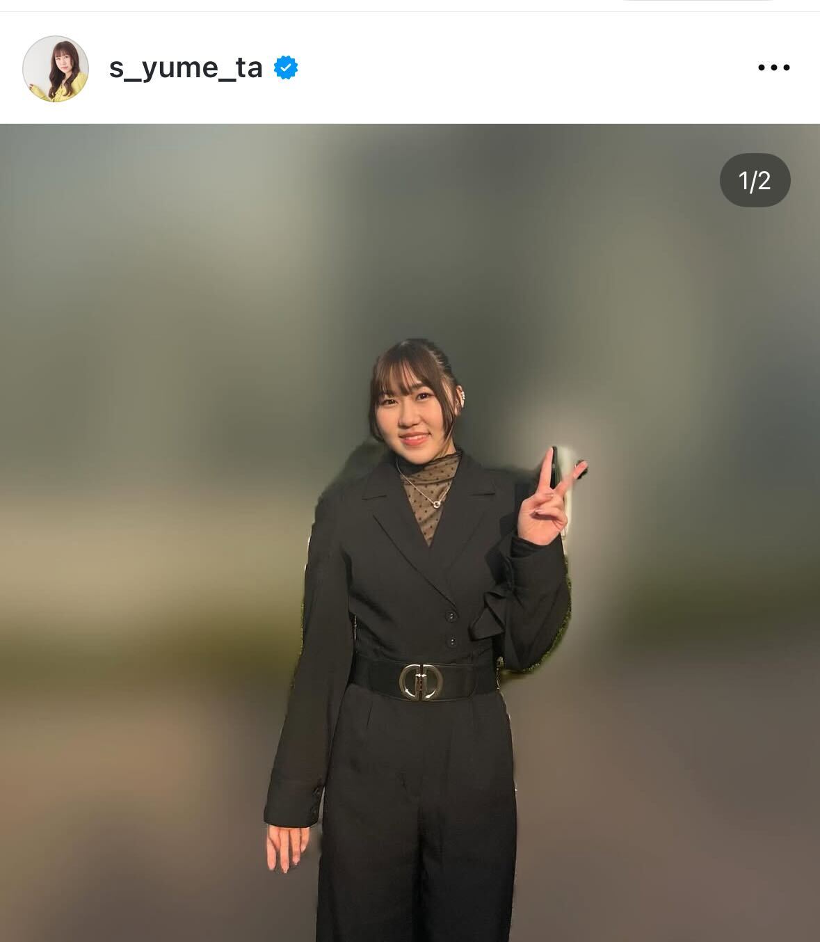鈴木夢のインスタグラムから