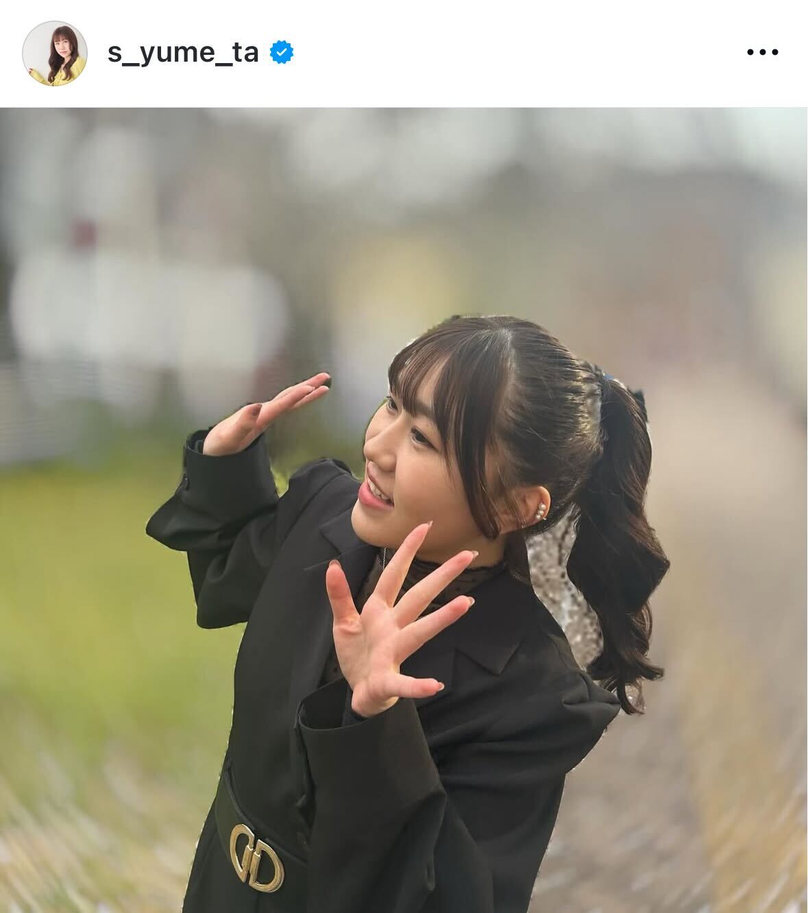 鈴木夢のインスタグラムから