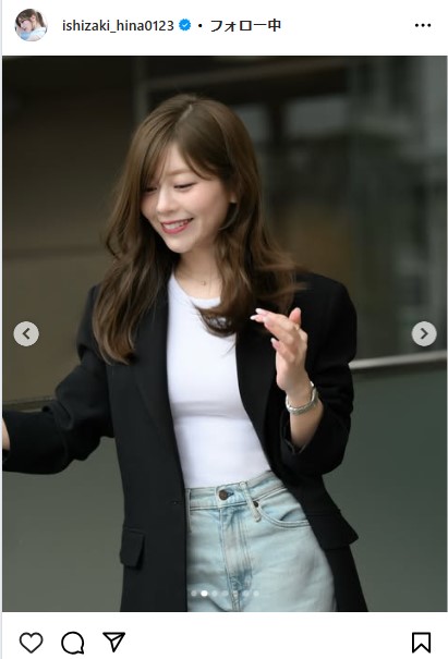 石崎日梨のインスタグラムから