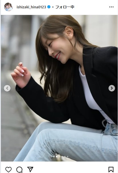 石崎日梨のインスタグラムから