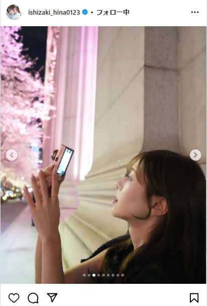 石崎日梨のインスタグラムから